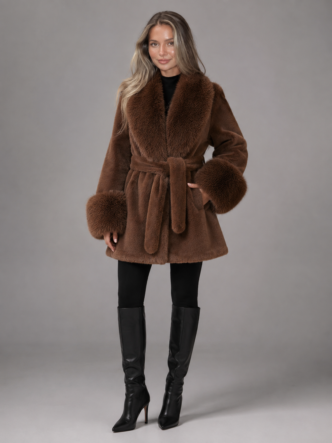 Genevieve Belted Coat