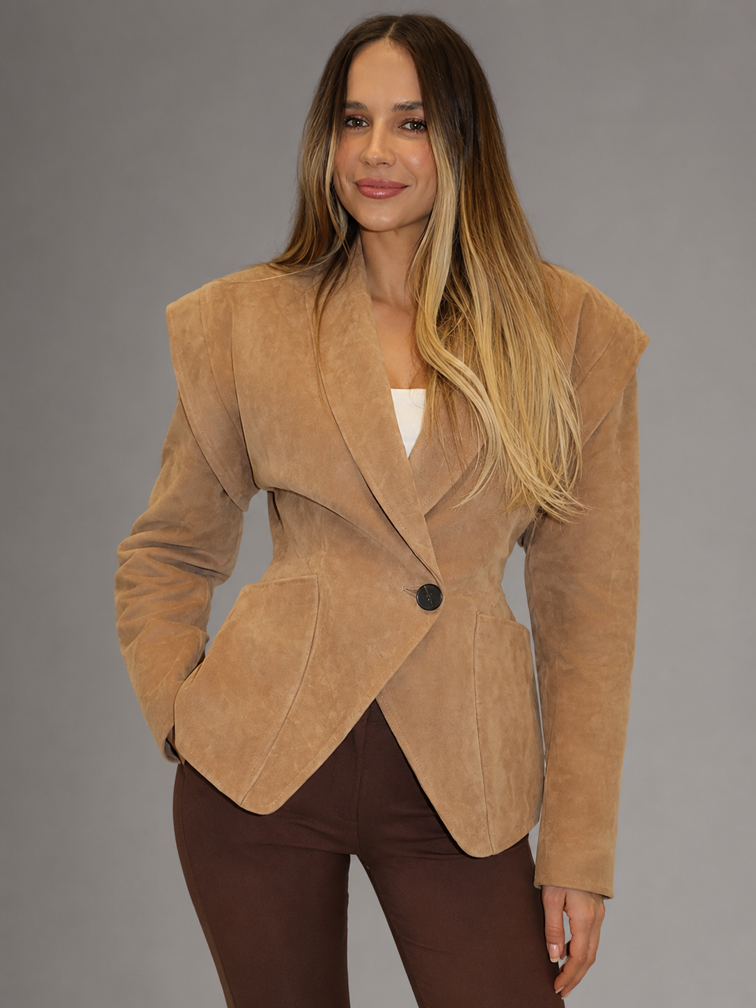 Kassandra Suede Blazer