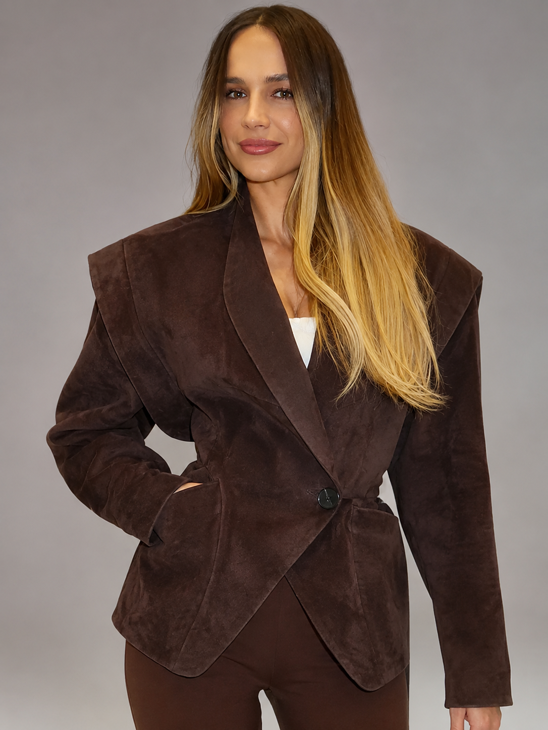 Kassandra Suede Blazer