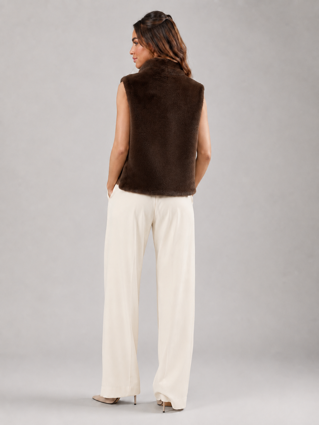 Noelle Faux Fur Vest
