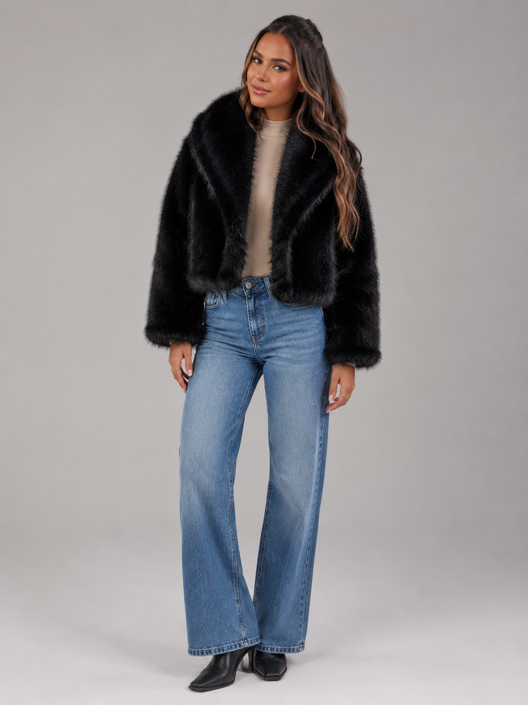 Isabelle Faux Fur Jacket