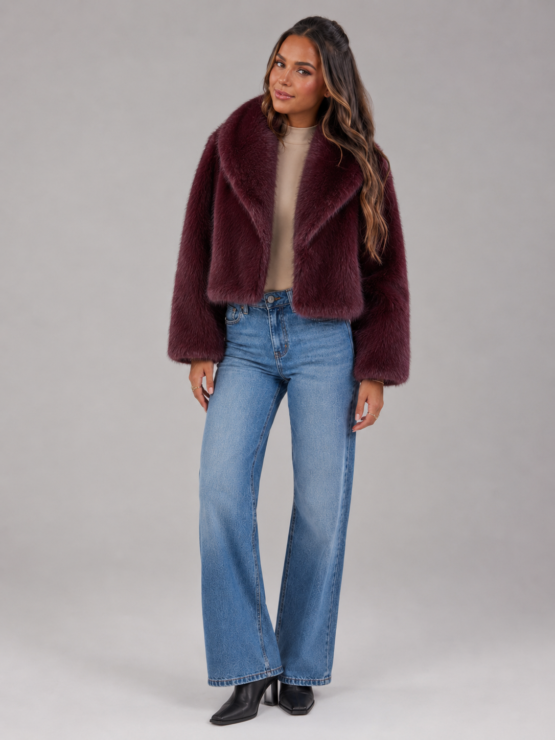 Isabelle Faux Fur Jacket