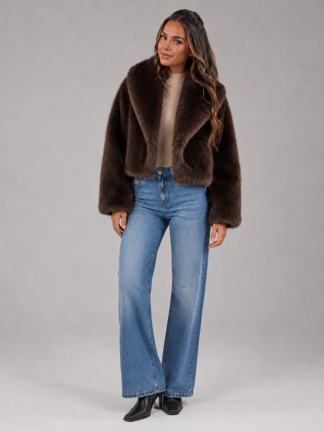 Isabelle Faux Fur Jacket