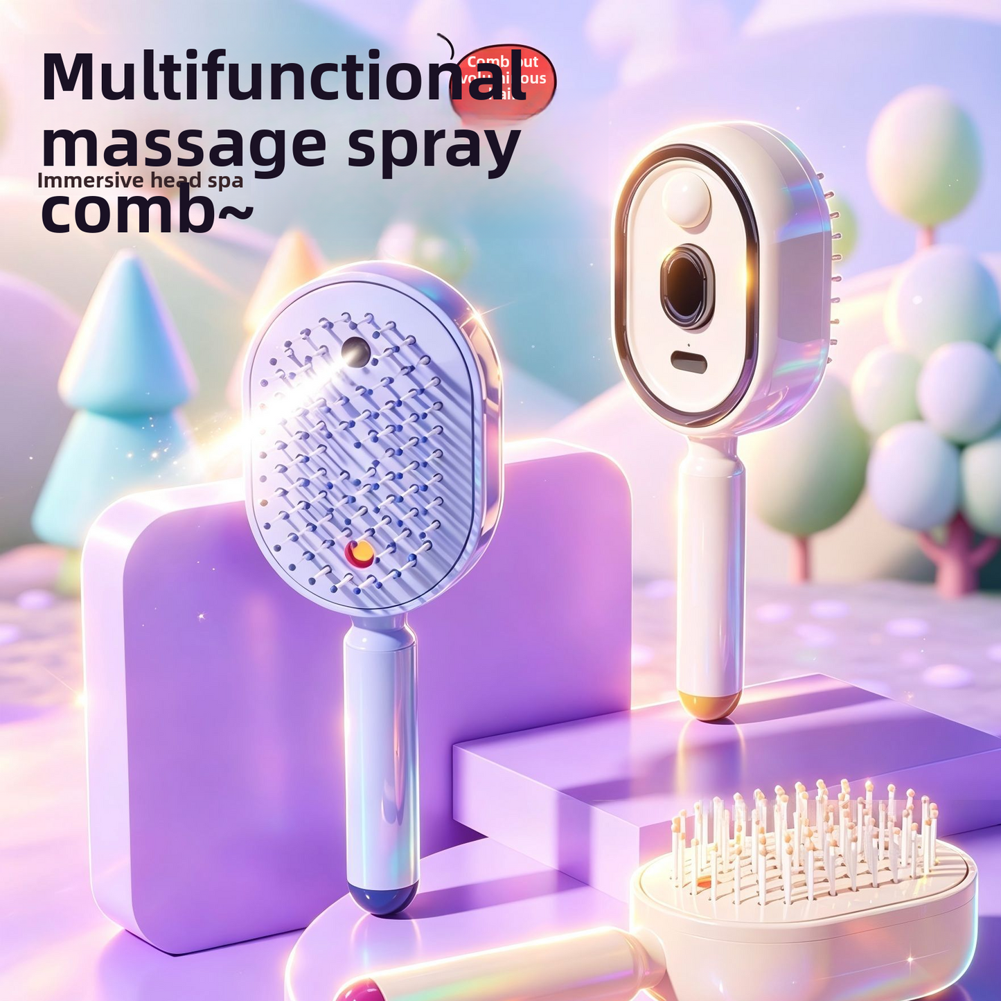 Electric Spray Airbag Massage Hair Comb