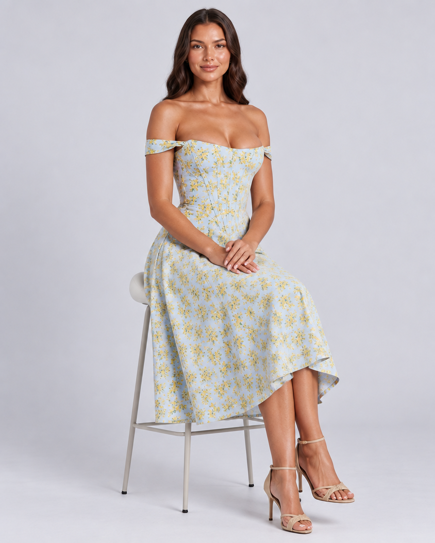 Lunelle Midi Dress