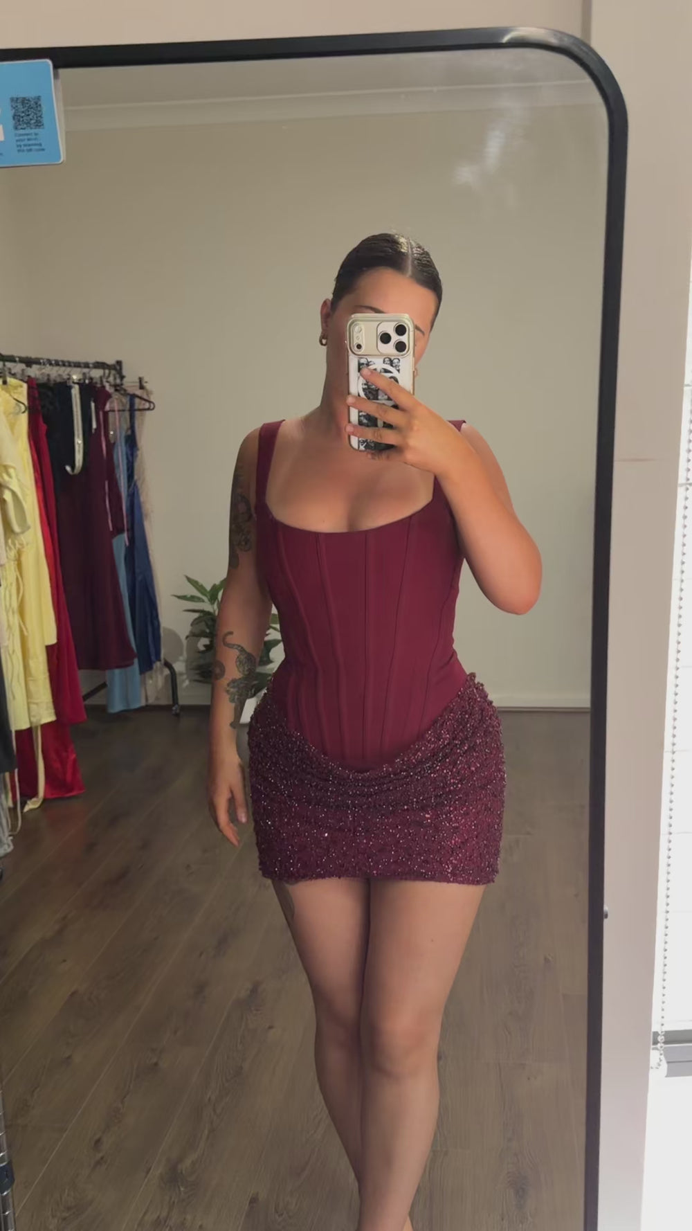 Customer wearing Vermola